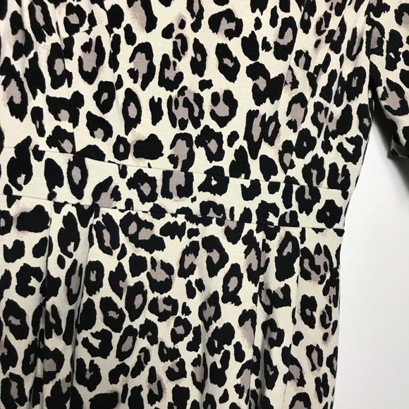 Kate Spade Leopard Print Stretch Dress Sz 8 - Picture 2 of 6